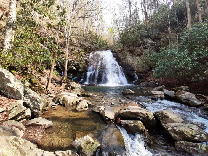 Outside of the Gatlinburg cottage